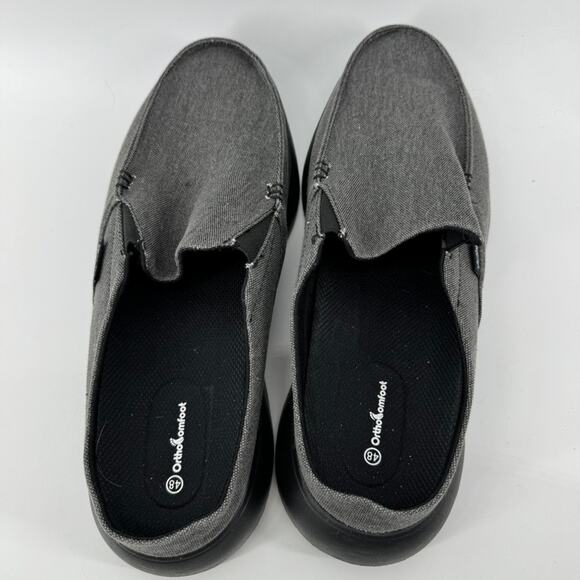 OrthoComfort Men’s Slip On Clogs Size 14 Orthopedic Comfort Shoes Gray main image 5